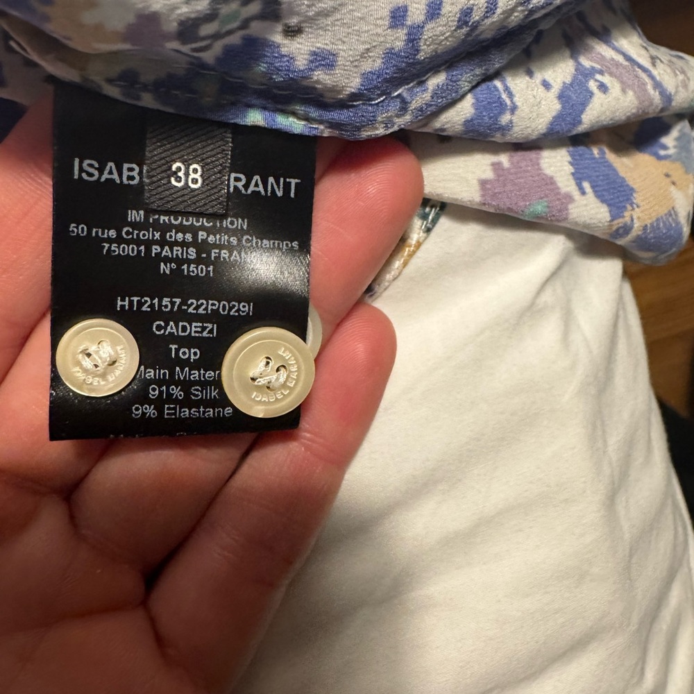 Isabel Marant Cadezi Printed Button-Up Shirt - image 6